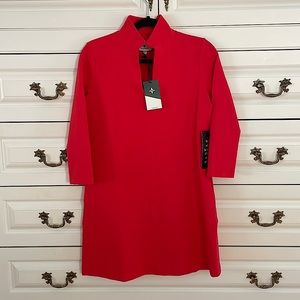 Brand NWT Tuckernut.Poppy red pointe Clifton dress size XS
